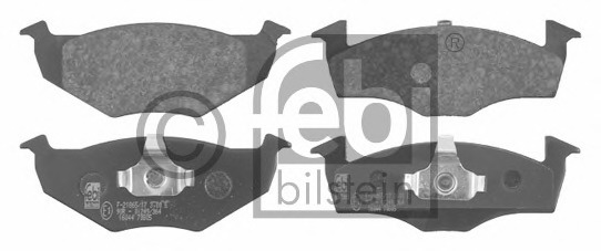 0986494005 Bosch Комплект тормозных колодок, дисковый тормоз