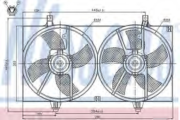 Купить 85526 Nissens Вентилятор, охлаждение двигателя в интернет-магазине Ravta – самая низкая цена