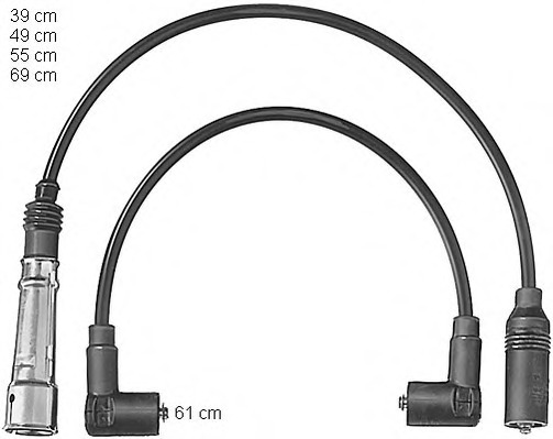 Купить ZEF561 Beru Комплект проводов зажигания в интернет-магазине Ravta – самая низкая цена