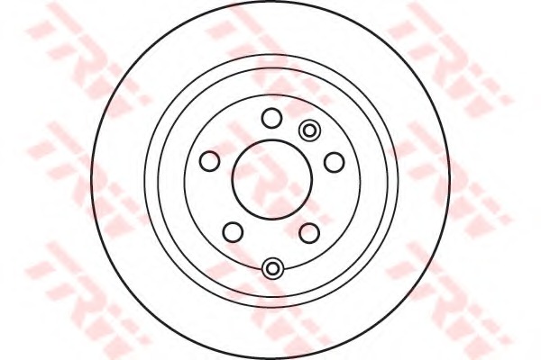 DF6129 TRW Тормозной диск