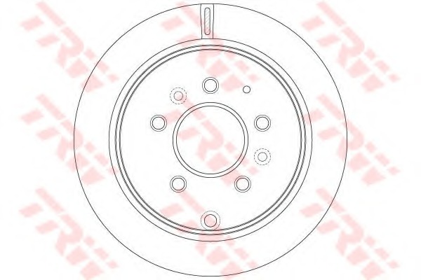 df6291 TRW Тормозной диск