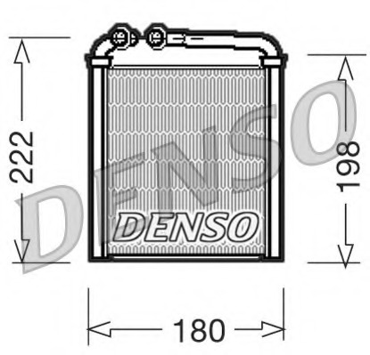 Купить DRR32005 Denso Теплообменник, отопление салона в интернет-магазине Ravta – самая низкая цена