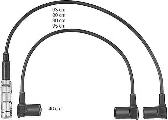 Купить ZEF466 Beru Комплект проводов зажигания в интернет-магазине Ravta – самая низкая цена