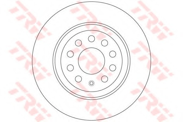 DF6504 TRW Тормозной диск
