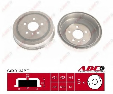 Купить C6X013ABE ABE Тормозной барабан в интернет-магазине Ravta – самая низкая цена