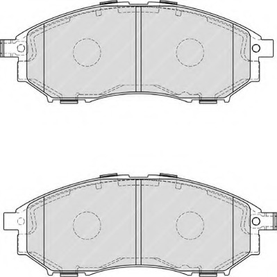 fdb4177 FERODO Комплект тормозных колодок, дисковый тормоз