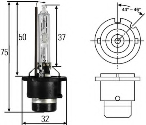 1987302904 Bosch Лампа накаливания, фара рабочего освещения; Лампа накаливания, фара дальнего света; Лампа накаливания, основная фара; Лампа накаливания; Ла