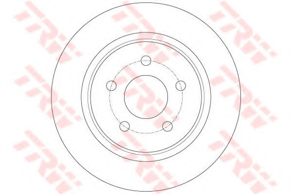DF6150 TRW Тормозной диск