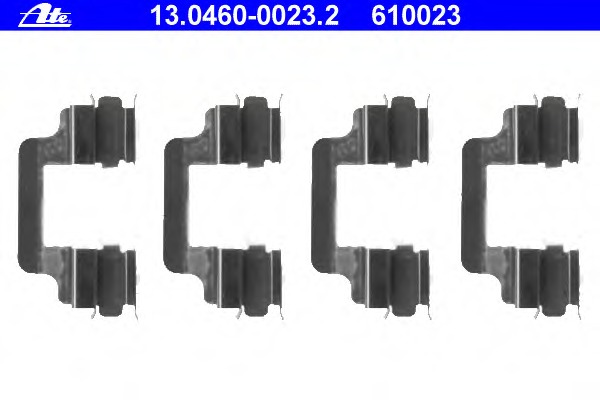 Купить 13.0460-0023.2 ATE Комплектующие, колодки дискового тормоза в интернет-магазине Ravta – самая низкая цена
