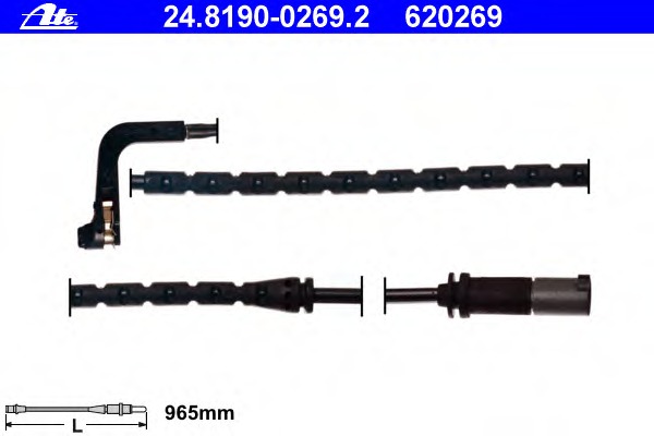 Купить 8DK355250-861 HELLA PAGID Сигнализатор, износ тормозных колодок в интернет-магазине Ravta – самая низкая цена