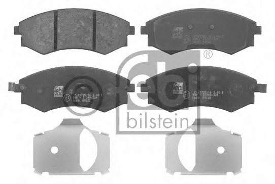 0986424215 Bosch Комплект тормозных колодок, дисковый тормоз