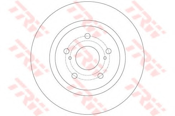 DF6324 TRW Тормозной диск