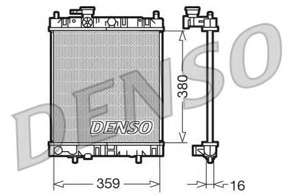 Купить drm46001 DENSO Радиатор, охлаждение двигателя в интернет-магазине Ravta – самая низкая цена