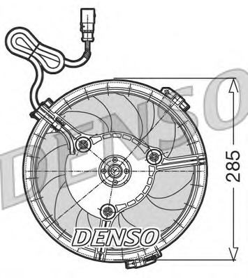 Купить DER02005 DENSO Вентилятор, охлаждение двигателя в интернет-магазине Ravta – самая низкая цена