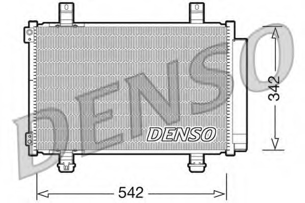 DCN47005 DENSO Конденсатор, кондиционер