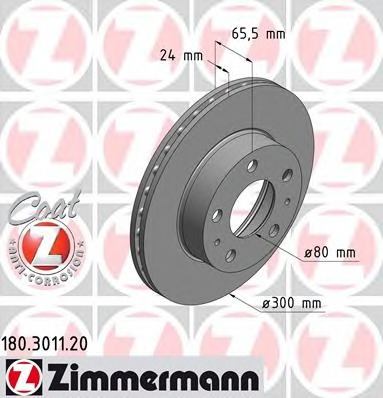 Купить 180.3011.20 ZIMMERMANN Тормозной диск в интернет-магазине Ravta – самая низкая цена