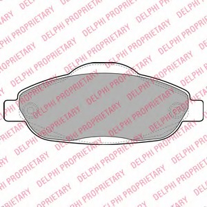 Купить LP2070 Delphi Комплект тормозных колодок, дисковый тормоз в интернет-магазине Ravta – самая низкая цена