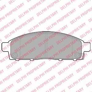 Купить LP2074 Delphi Комплект тормозных колодок, дисковый тормоз в интернет-магазине Ravta – самая низкая цена