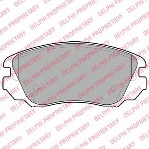 Купить LP2080 Delphi Комплект тормозных колодок, дисковый тормоз в интернет-магазине Ravta – самая низкая цена