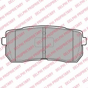 lp2095 DELPHI Комплект тормозных колодок, дисковый тормоз