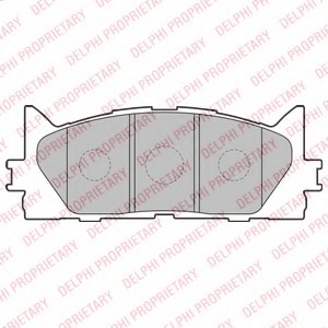LP2169 Delphi Комплект тормозных колодок, дисковый тормоз