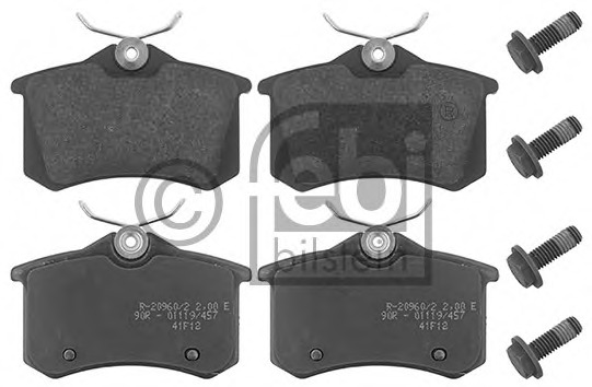 13046027402 ATE Комплект тормозных колодок, дисковый тормоз