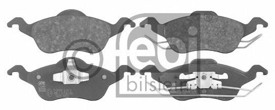 P24046 BREMBO Комплект тормозных колодок, дисковый тормоз