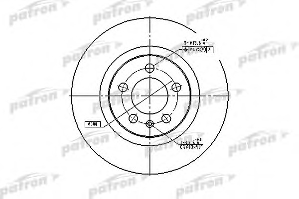 Купить pbd4027 PATRON Тормозной диск в интернет-магазине Ravta – самая низкая цена