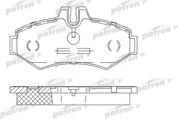 Купить pbp1306 PATRON Комплект тормозных колодок, дисковый тормоз в интернет-магазине Ravta – самая низкая цена