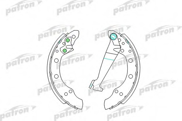 Купить psp150 PATRON Комплект тормозных колодок в интернет-магазине Ravta – самая низкая цена