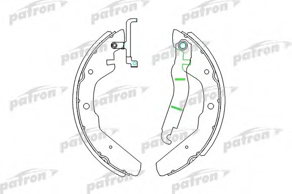 Купить psp174 PATRON Комплект тормозных колодок в интернет-магазине Ravta – самая низкая цена