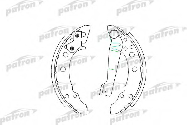 Купить psp191 PATRON Комплект тормозных колодок в интернет-магазине Ravta – самая низкая цена