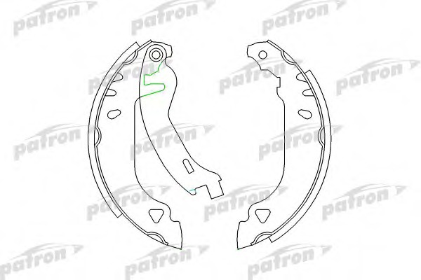 Купить psp263 PATRON Комплект тормозных колодок в интернет-магазине Ravta – самая низкая цена