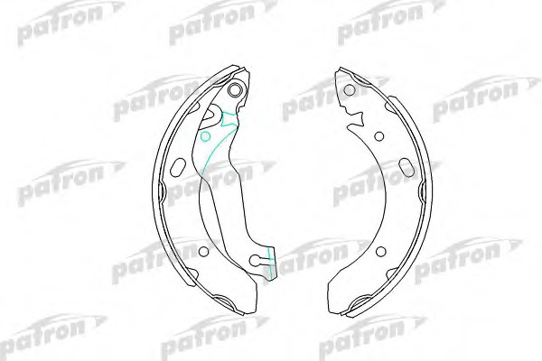 Купить psp319 PATRON Комплект тормозных колодок в интернет-магазине Ravta – самая низкая цена