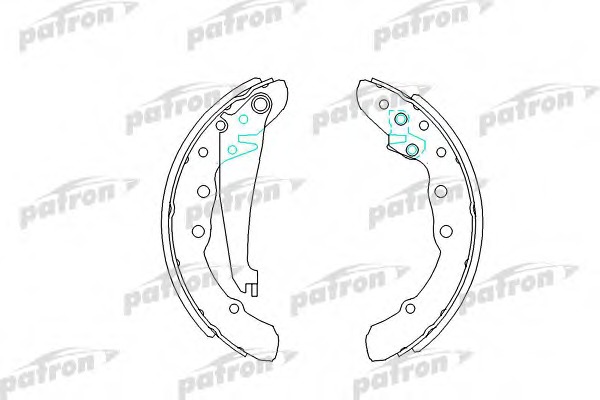 PSP409 PATRON Комплект тормозных колодок