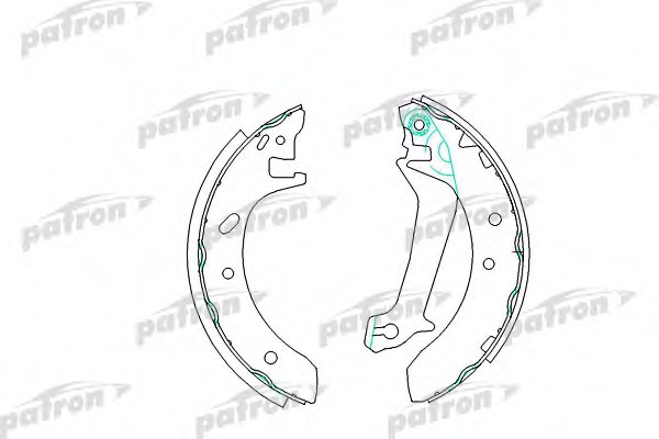 Купить psp421 PATRON Комплект тормозных колодок в интернет-магазине Ravta – самая низкая цена