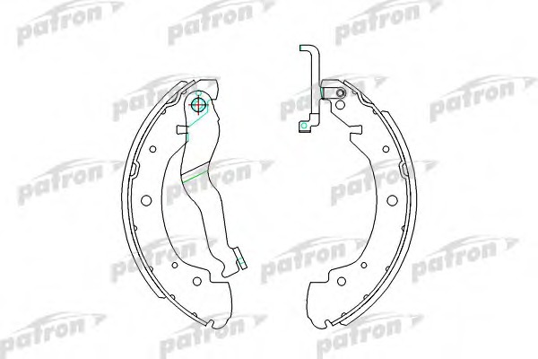 Купить psp428 PATRON Комплект тормозных колодок в интернет-магазине Ravta – самая низкая цена