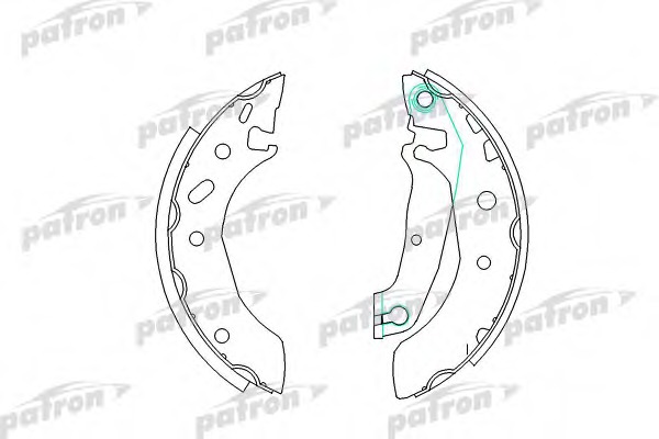 Купить psp543 PATRON Комплект тормозных колодок в интернет-магазине Ravta – самая низкая цена