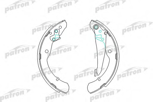 Купить psp549 PATRON Комплект тормозных колодок в интернет-магазине Ravta – самая низкая цена