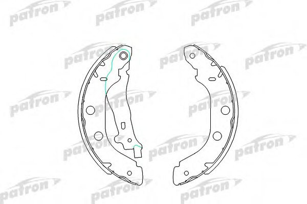 Купить psp577 PATRON Комплект тормозных колодок в интернет-магазине Ravta – самая низкая цена