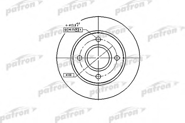 Купить pbd2752 PATRON Тормозной диск в интернет-магазине Ravta – самая низкая цена