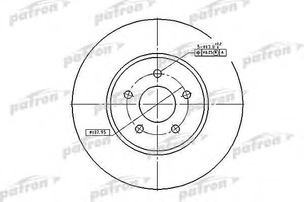 Купить pbd4147 PATRON Тормозной диск в интернет-магазине Ravta – самая низкая цена