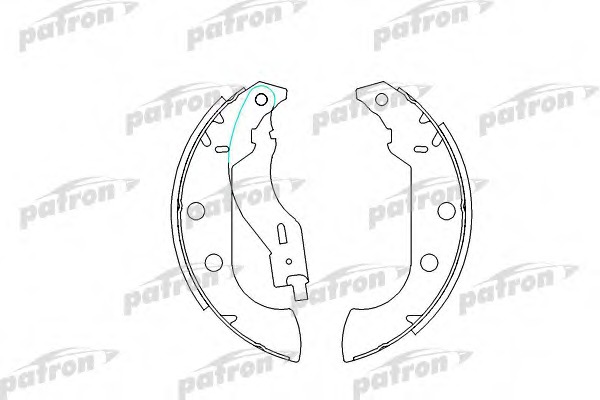 Купить psp268 PATRON Комплект тормозных колодок в интернет-магазине Ravta – самая низкая цена