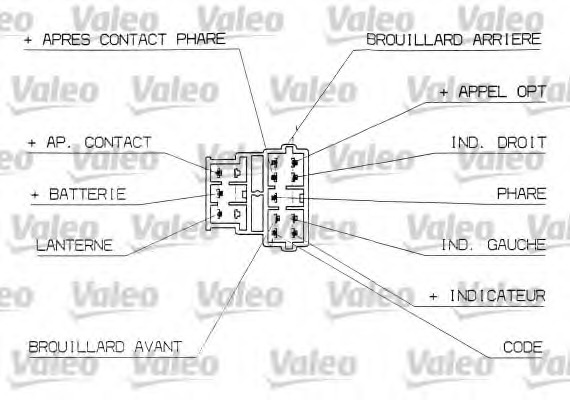 Купить 251311 Valeo Выключатель на колонке рулевого управления в интернет-магазине Ravta – самая низкая цена