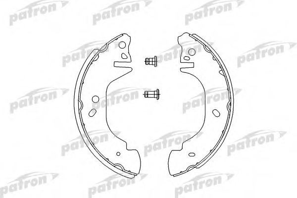 Купить psp542 PATRON Комплект тормозных колодок в интернет-магазине Ravta – самая низкая цена