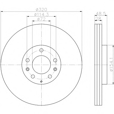 92203403 TEXTAR Тормозной диск