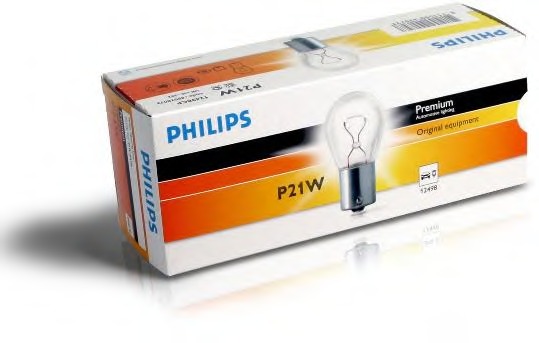 Купить 12498CP Philips Лампа накаливания, фонарь указателя поворота; Лампа накаливания, основная фара; Лампа накаливания, фонарь сигнала тормож./ задний габ. огонь;  в интернет-магазине Ravta – самая низкая цена