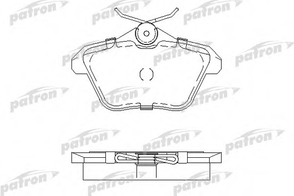 Купить pbp995 PATRON Комплект тормозных колодок, дисковый тормоз в интернет-магазине Ravta – самая низкая цена
