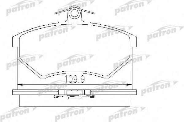 Купить pbp774 PATRON Комплект тормозных колодок, дисковый тормоз в интернет-магазине Ravta – самая низкая цена