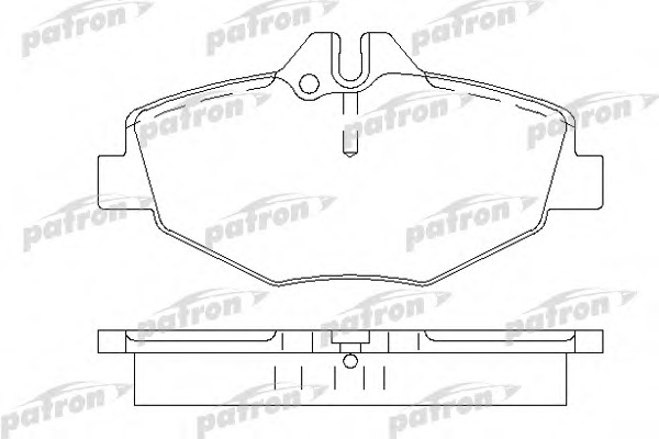 Купить pbp1414 PATRON Комплект тормозных колодок, дисковый тормоз в интернет-магазине Ravta – самая низкая цена